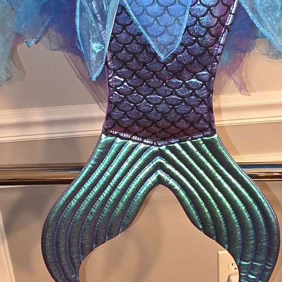 Gillians Closet Mermaid Dress Headband Tulle Tutu Size Small 5 to 6 yrs - Picture 5 of 16